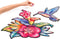 UNIDRAGON Houten Puzzel Voor Volwassenen Dier - Ongrijpbare Kolibri - 700 stukjes - Royal Size 70x54 cm