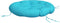 vidaXL - Zitkussen - rond - Ø - 100x11 - cm - oxford - stof - turquoise