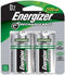 Energizer ENRD2500P2 - Herlaadbare batterij Power Plus D 2500 mAh - Zilver (2 stuks)