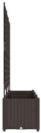 vidaXL - Tuinbak - met - Trellis - 120x40x143 - cm - Bruin
