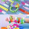 Partizzle Fidget Toys Pop It Armbanden - 24x Siliconen Armbanden - Stressverlichting - Kleurrijk (24 stuks)