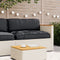 vidaXL - Ligbedkussen - voor - Zitvlak - Zwart - 120x80x12 - cm - Oxford - Stof
