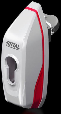 Rittal AX 2537.100 - Knevelgreep - Voor sluitinzetten en profielsluitcilinder - Lichtgrijs