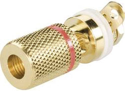BKL Electronic 0103035 Laboratoriumbus Bus, inbouw verticaal Stift-Ø: 4 mm Rood 1 stuk(s)