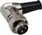 BKL Electronic 0202024 DIN-connector Stekker, haaks Aantal polen: 5 Zilver 1 stuk(s)