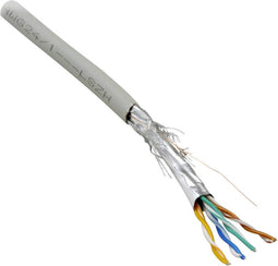 BKL Electronic 10010805 Netwerkkabel CAT 6 S/FTP 8 x 0.205 mm² Grijs 100 stuk(s)