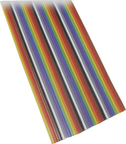 BKL Electronic 10120161/3 Lintkabel Rastermaat: 1.27 mm 26 x 0.08 mm² Bont 3 m