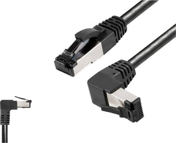 BKL Electronic 144027 RJ45 Netwerkkabel, patchkabel CAT 8.1 S/FTP 5 m Zwart Halogeenvrij 1 stuk(s)