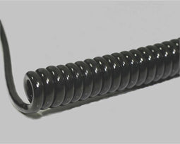 BKL Electronic 1506300 Spiraalkabel Li12YD11Y 400 mm / 1600 mm 6 x 0.25 mm² Zwart 1 stuk(s)