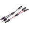 BKL Electronic 2800017 2/1 Y-stekker 4 mm² Kabellengte 0.30 m