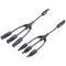 BKL Electronic 2800021 3/1 Y-stekker 4 mm² Kabellengte 0.30 m