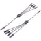BKL Electronic 2800028 4/1 Y-stekker 6 mm² Kabellengte 0.60 m