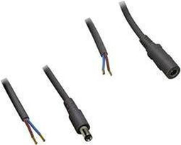 BKL Electronic Laagspannings-aansluitkabel Laagspanningsbus, Laagspanningsstekker - Open kabeleinde 5.50 mm 2.10 mm 2.1