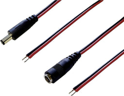 BKL Electronic Laagspannings-aansluitkabel Laagspanningsbus, Laagspanningsstekker - Open kabeleinde 5.50 mm 2.50 mm 2.5