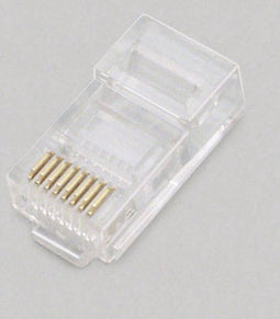 BKL Electronic Modulaire stekker 2606002 Stekker, recht Aantal polen 6P6C Transparant 100 stuk(s)