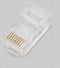 BKL Electronic Modulaire stekker 2606002 Stekker, recht Aantal polen 6P6C Transparant 100 stuk(s)