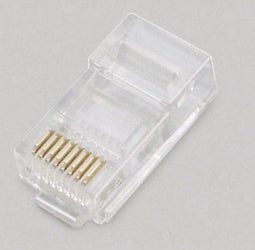 BKL Electronic modulaire stekker 2606003 Stekker, recht Aantal polen 8P8C Transparant 100 stuk(s)