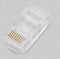 BKL Electronic modulaire stekker 2606003 Stekker, recht Aantal polen 8P8C Transparant 100 stuk(s)