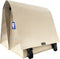 Clarijs fietstas dubbel XL PVC 46L matt zand