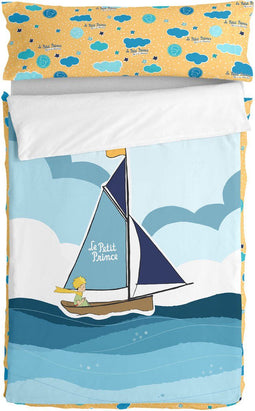 Dekbedovertrek zonder vulling HappyFriday Le petit Prince Navigateur Multicolour 105 x 200 cm