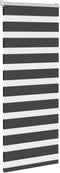 vidaXL - Zebra - rolgordijn - 60x150 - cm - stofbreedte - zwart - 55,9 - cm