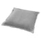 Dutch Decor BURTO - Sierkussen van gewassen katoen Micro Chip 60x60 cm - grijs - Inclusief binnenkussen