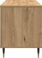 vidaXL - Recordkast - Artisan - Eiken - 100x38x48 - cm - Geengineerd - Hout