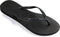 Havaianas Slim - Slippers - Rubber zool - Zwart
