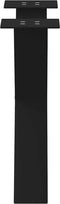 vidaXL - Salontafelpoten - 2 - st - X-vormig - 60x(42-43) - cm - staal - zwart