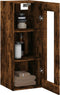 vidaXL - Hangkast - 34,5x34x90 - cm - gerookt - eikenkleurig
