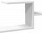 vidaXL - Wandschap - 104x15x49 - cm - bewerkt - hout - wit