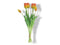 Buitengewoon de boet - Bosje Tulpen Tulp Duchesse Classic oranje kunstbloem