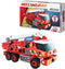 Meccano Junior - Rescue brandweerwagen - S.T.E.A.M. bouwpakket met bewegende ladder en geluiden (150 onderdelen)