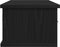 vidaXL - Wandgemonteerde - Ladeplank - Zwart - Eiken - 60x26x18,5cm - Geengineerd - Hout
