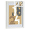 Fotolijsten 668826-WHITE Wit Glas Hout MDF (6 Stuks)
