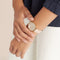 Pierre Cardin Belleville PC Monogram CBV.1503 Horloge - Leer - Beige - Ø 31 mm