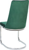 ALTOONA - Eetkamerstoel - Groen - Fluweel