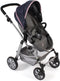 Bayer chic Poppenwagen Nele combi (donkerblauw/hartje)