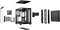 be quiet! Light Base 500 - Midi-Tower - 3x 120 mm ventilatoren - Zwart