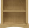vidaXL - Boekenkast - grenenhout - met - 4 - planken - Corona-stijl - 80x29x150 - cm