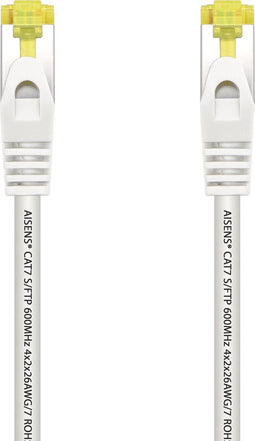 FTP Category 7 Rigid Network Cable Aisens AWG26 White 2 m