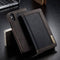 Caseme luxe wallet hoes - Geschikt voor iPhone XS Max - zwart
