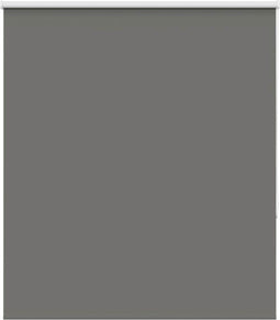 vidaXL - Rolgordijn - verduisterend - 120x130 - cm - stofbreedte - 116,6 - cm - grijs