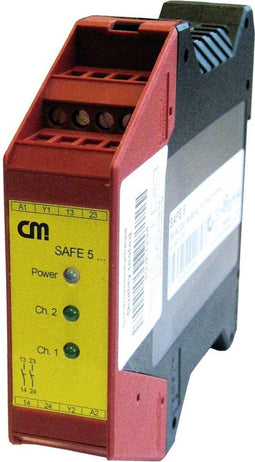 Veiligheidsrelais SAFE 5.1 CM Manufactory Voedingsspanning (num): 24 V/DC, 24 V/AC 2x NO 1 stuk(s)
