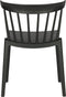 WOOOD Bliss - Eetkamerstoel - Kunststof - Zwart - 75x52x53 (2 stuks)