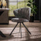AnLi Style Stoel halfronde rug spring Antraciet