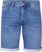 Petrol Industries - Heren Jackson Stretch Denim Short Sailfish - Blauw - Maat L
