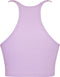 MAGIC Bodyfashion Lounge Crop Top - Racerback - Zacht geribbeld - Lavendel
