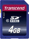 Transcend Premium SD-kaart - 4GB - Class 10 - 10 Mb/s schrijfsnelheid (1 stuk)