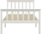 vidaXL - Bedframe - massief - grenenhout - wit - 100x200 - cm